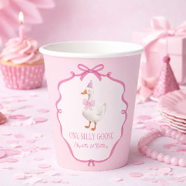 Cute Ett Fånig går Rosa Bow första födelsedag
