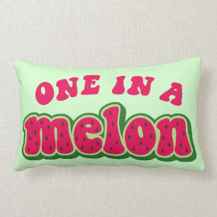 Cute ett i Melon Summer Dekorativ kudde