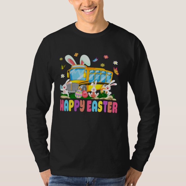 Cute Every Bunny s Favorite School Bus Driver Happ T Shirt (Framsida)
