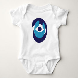 Cute Evil Öga Baby Bodydräkt - Modern Nazar Amulet T Shirt