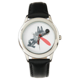 Cute Exced Tecknad Varg Watch Armbandsur