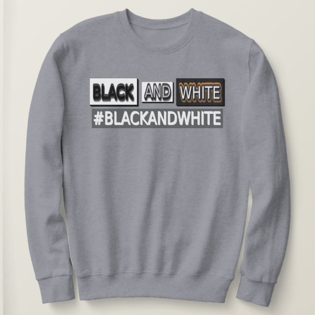 Cute Expression Design "#BLACKANDWHITE". Köp nu T Shirt (Design framsida)