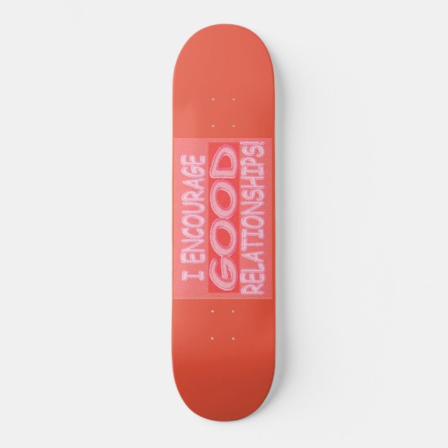 Cute Expression Design BRA RELATION". Köp nu Mini Skateboard Bräda 18,5 Cm (Framsida)