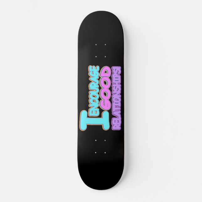 Cute Expression Design BRA RELATION". Köp nu Mini Skateboard Bräda 18,5 Cm (Framsida)