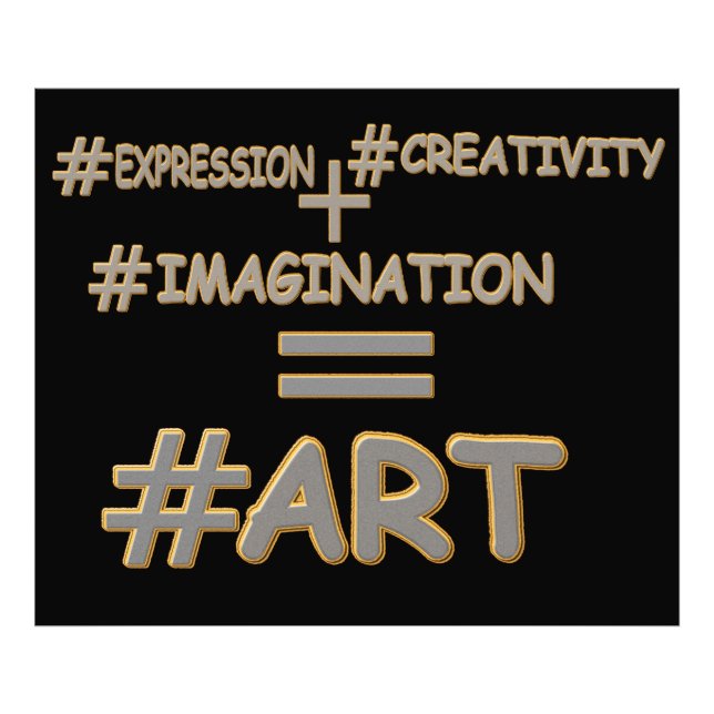Cute Expression Design för "ART EQUATION". Köp nu Fototryck (Framsidan)