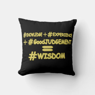 Cute Expression Design för "WISDOM EQUATION". Köp Kudde