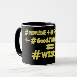 Cute Expression Design för "WISDOM EQUATION". Köp  Mugg