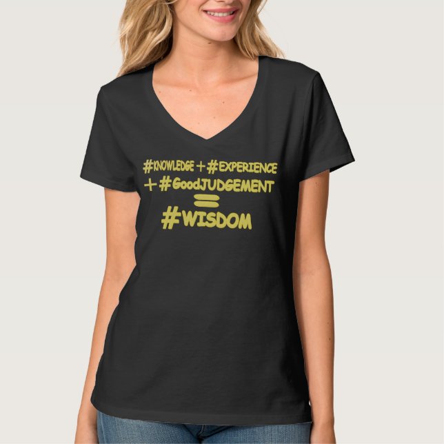 Cute Expression Design för "WISDOM EQUATION". Köp  T Shirt (Framsida)