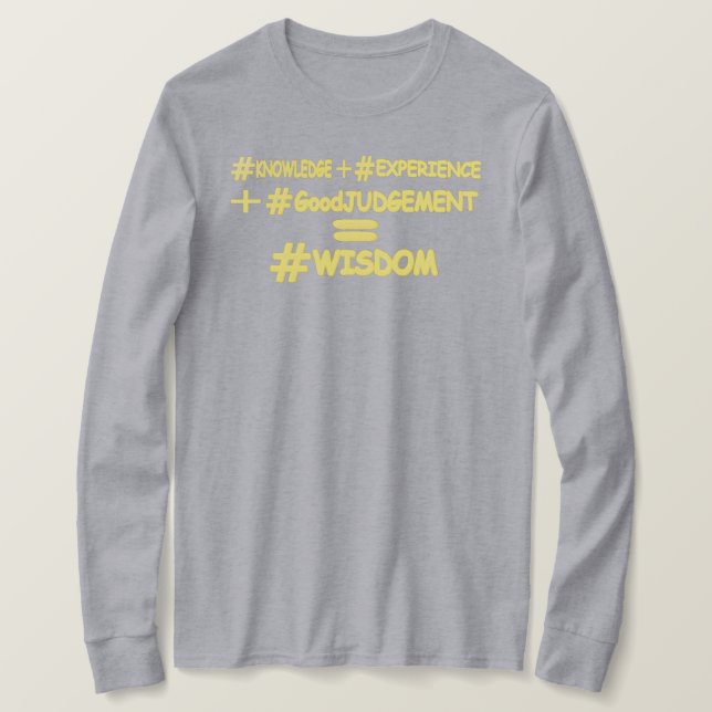 Cute Expression Design för "WISDOM EQUATION". Köp  T Shirt (Design framsida)