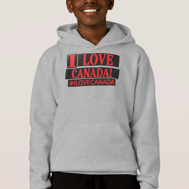 Cute Expression Design #ILOVECANADA". Köp nu T Shirt (Framsida)