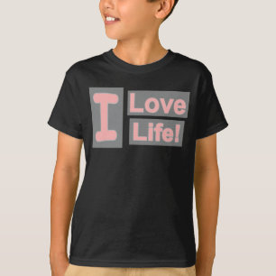 Cute Expression Design "Kärlek Life". Köp nu T Shirt