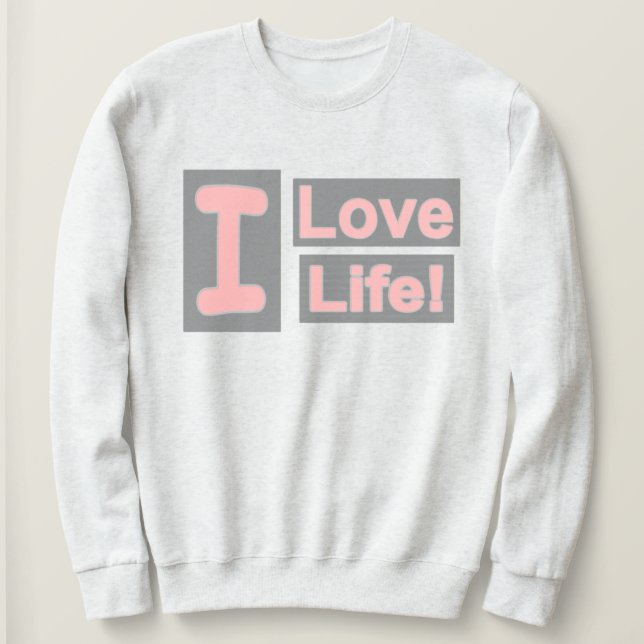 Cute Expression Design "Kärlek Life". Köp nu T Shirt (Design framsida)