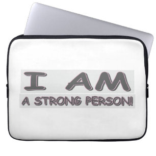 Cute Expression Design STRONG PERSON-köp Laptop Fodral