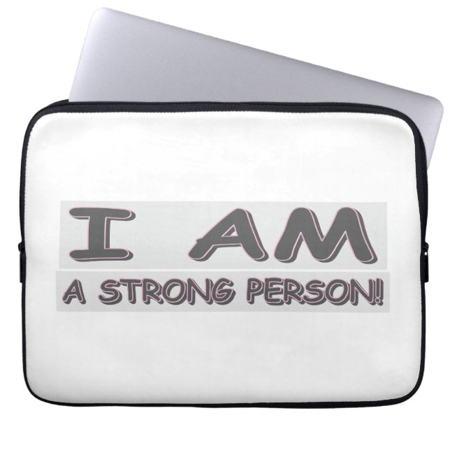 Cute Expression Design STRONG PERSON-köp Laptop Fodral (Framsidan)