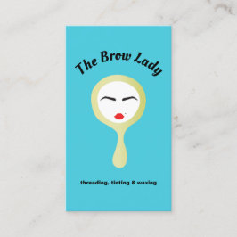 Cute Eyebrows Threading Brow Pub Visitkort