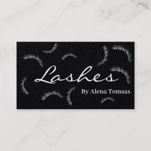 Cute Eyelash Extensions Makeup Artist Lash Pub Visitkort