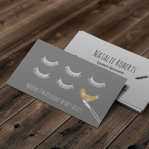 Cute Eyelash Makeup Artist Lash Lounge Loyalty Lojalitetskort