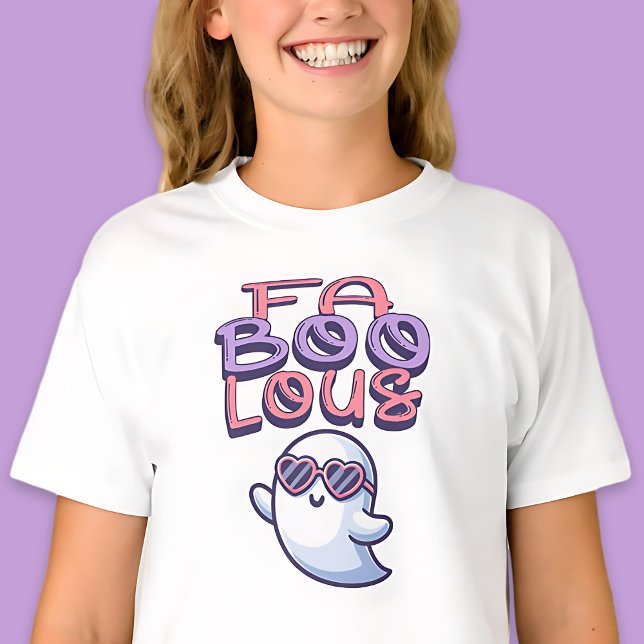 Cute FaBOOlous Halloween Ghost Shirt T (Cute FaBOOlous Halloween Ghost Shirt)