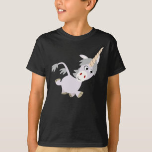 Cute Facetious Tecknad Unicorn Children T-Shirt