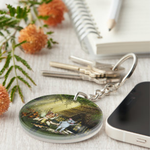 Cute Fairy and White Mouse