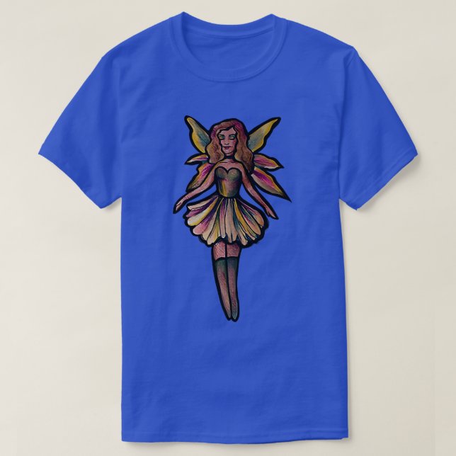 Cute Fairy Art Druid FiriesT-Shirt T Shirt (Design framsida)