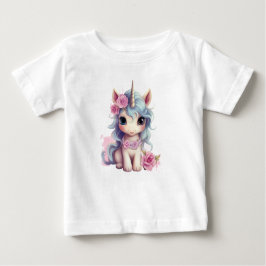 Cute Fairy Baby Unicorn Sparkling Fantasy T Shirt