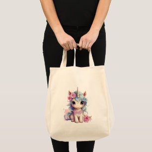 Cute Fairy Baby Unicorn Sparkling Fantasy Tygkasse