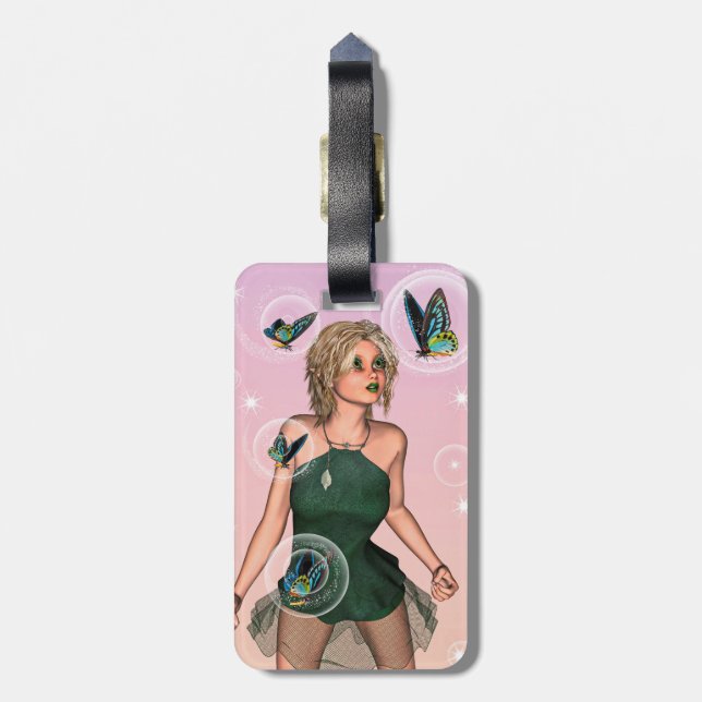 Cute Fairy Bagagebricka (Baksidan Lodrät)