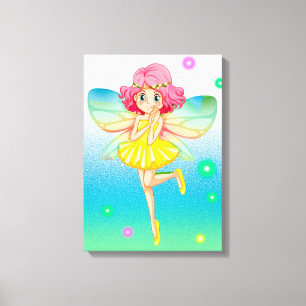 Cute Fairy Canvastryck