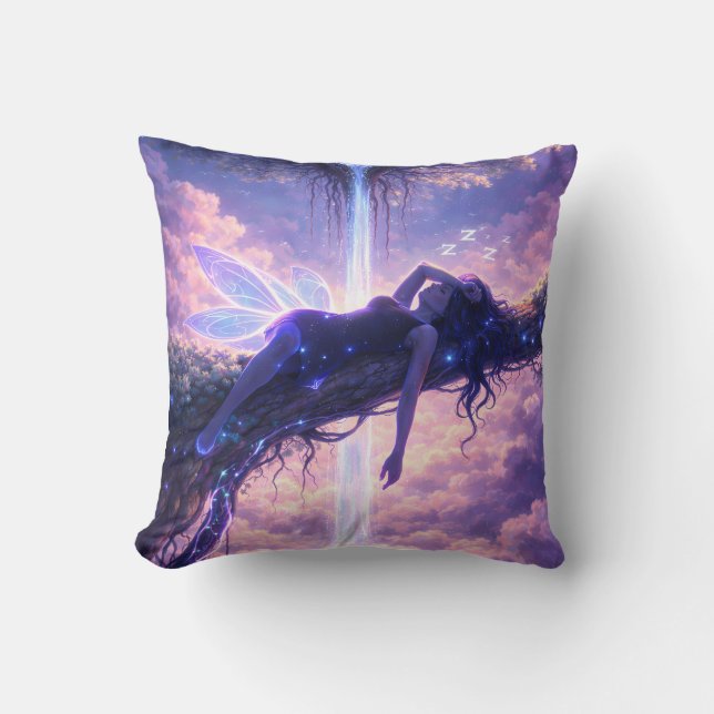 Cute Fairy Dream Pillow Gift For Girls Kids Kudde (Framsida)