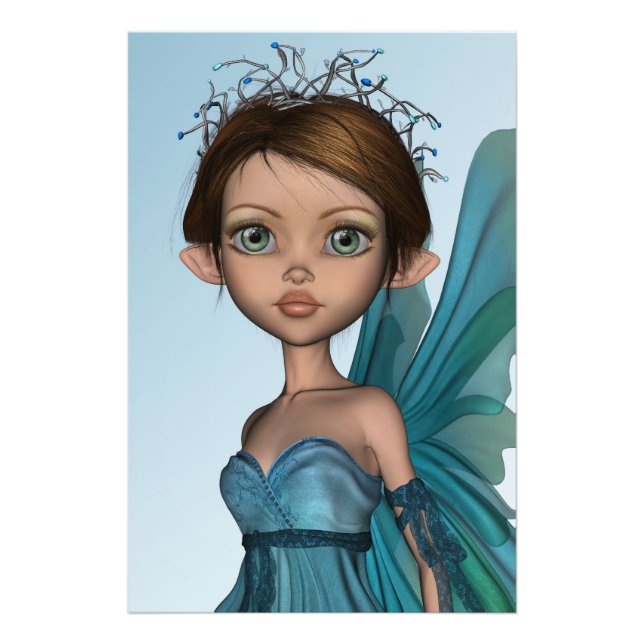 Cute Fairy Fototryck (Framsidan)
