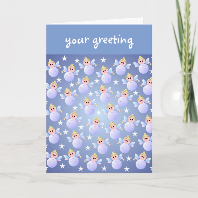 Cute Fairy Godmor Greeting Card Kort (Framsida)