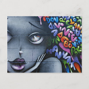 Cute Fairy Graffiti Vykort