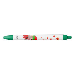 Cute Fairy med kärlek hjärtan mot vit bakgrund