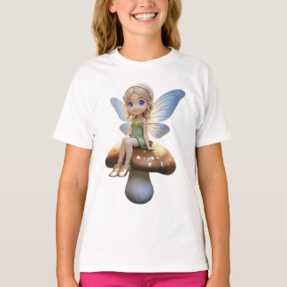 Cute Fairy på en flickas T-shirt