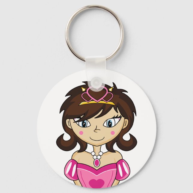 Cute Fairy Princess Keychain Nyckelring (Framsida)