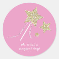 Cute Fairy Princess Party Favor Stickers