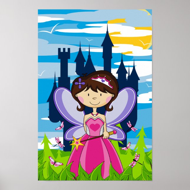 Cute Fairy Princess Poster (Framsidan)