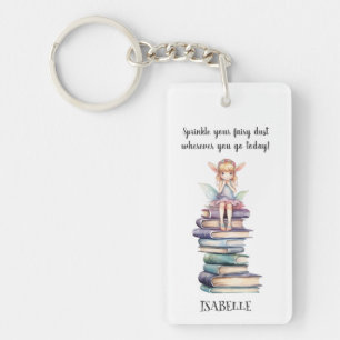 Cute Fairy Quote Bokar Personlig Nyckelring