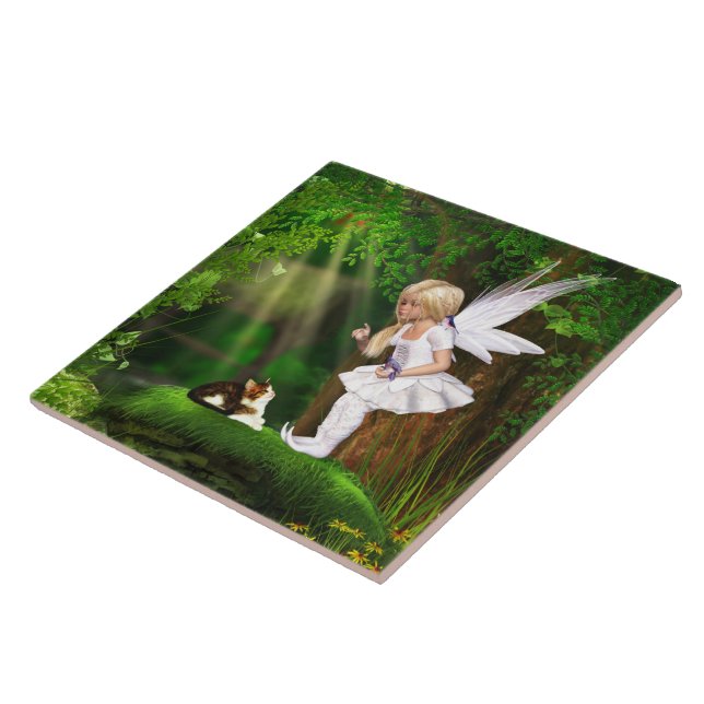 Cute Fairy tile Kakelplatta (Sidan)