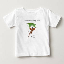 Cute Fairy Wirth Brown Vingar Babys T-Shirt