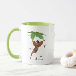 Cute Fairy with Brown Vingar cafee Mugg
