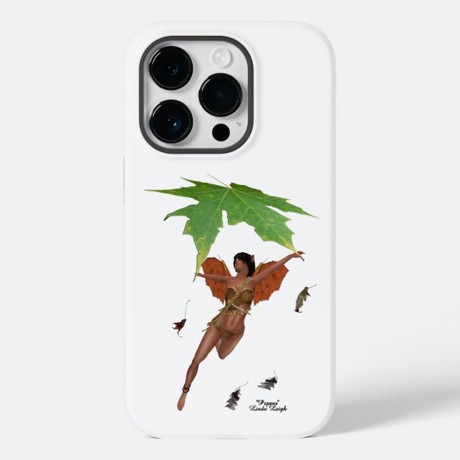 Cute Fairy with Brown Vingar Cell Cell Case (Baksida)