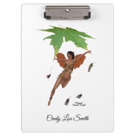 Cute Fairy with Brown Vingar Clip board