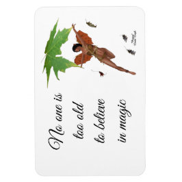 Cute Fairy with Brown Vingar Flexible Magnet