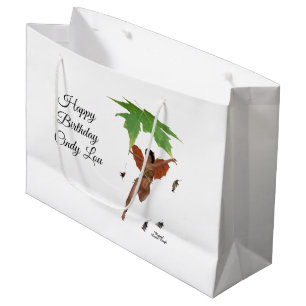 Cute Fairy with Brown Vingar Gift Bag