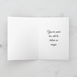 Cute Fairy with Brown Vingar Girls Birday Card Kort