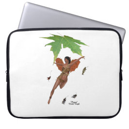 Cute Fairy with Brown Vingar Laptop sleeve