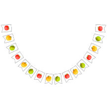 Cute fall äppelfruktsfödelsedag