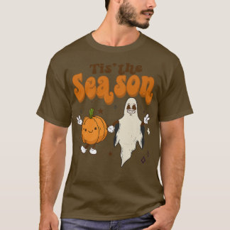 Cute Fall Tis säsong Halloween Ghost Pumpkin T Shirt